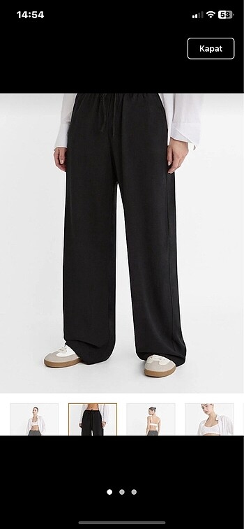 Stradivarius Stradivarius keten pantolon