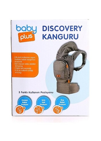 Beden gri Renk BABY PLUS KANGURU