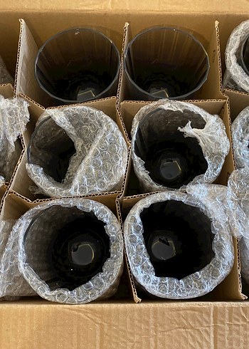 Bella masion colore kesme kadeh antrasit - Görsel 4