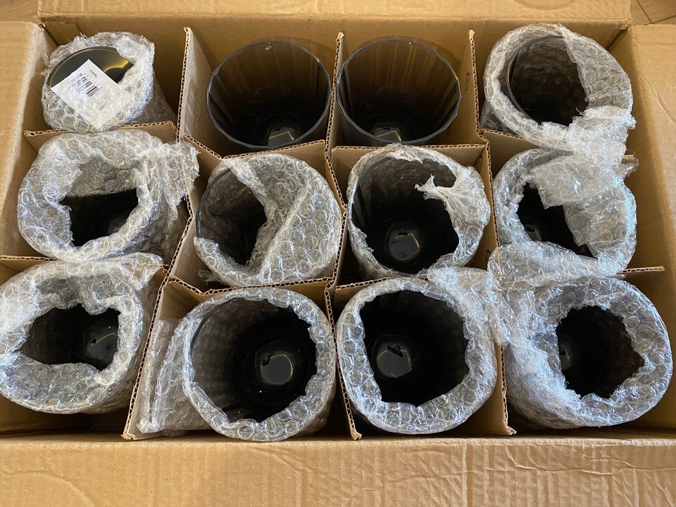 Bella masion colore kesme kadeh antrasit - Görsel 4