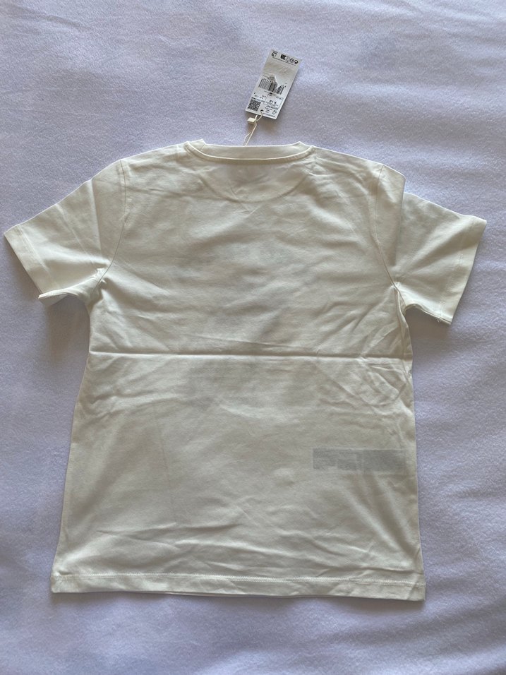 Beyaz Baskılı Erkek Çocuk Tişörtü - Görsel 5