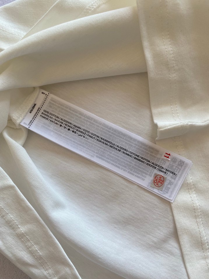 Beyaz Baskılı Erkek Çocuk Tişörtü - Görsel 4