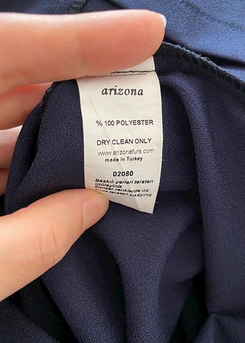 Kolsuz V Yaka Lacivert Midi #peplum #elbise - Görsel 5