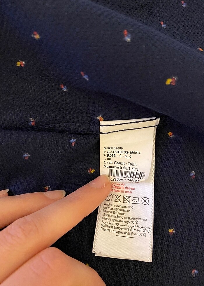 #mağazadan yemi alınmış gibi 5-6 yaş erkek çocuk gömlek - Görsel 4