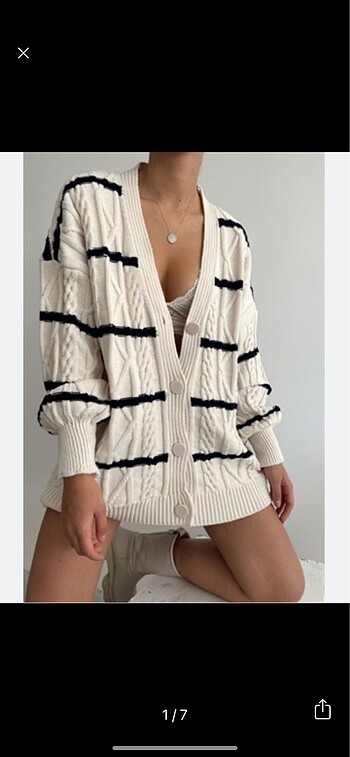 Diğer Oversize Örgü hırka