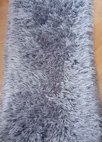 Gri Modern Düz Peluş Halı - Görsel 4