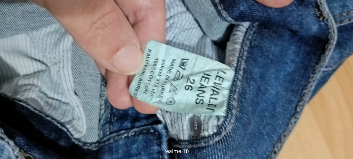 Kadın Lacivert Kot Pantolon - Görsel 3