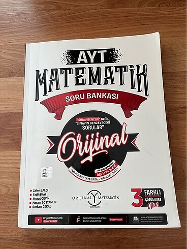 orijinal yayınları ayt matematik soru bankası