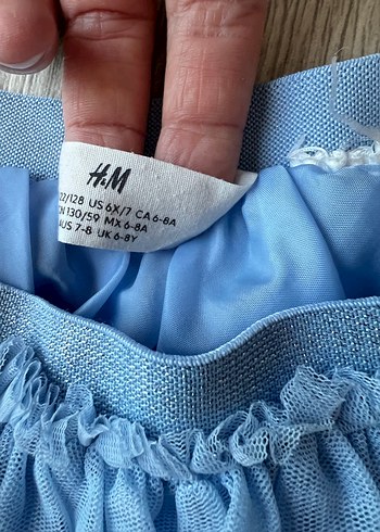 H&M Kız Çocuk Tütülü ve Simli Etek Seti