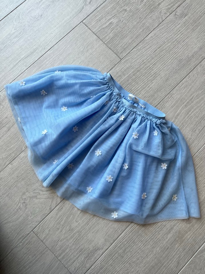 Kız Çocuk Tütülü ve Simli Etek Seti - Görsel 4