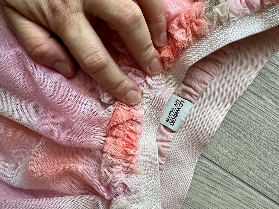 Kız Çocuk Tütülü ve Simli Etek Seti - Görsel 5