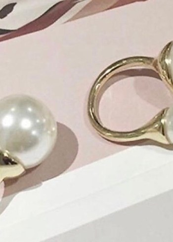 İnci Boncuklu Yüzük - Görsel 2