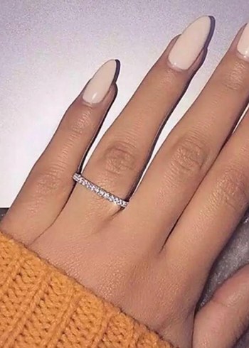 Minimalist Işıltılı Yüzük - Görsel 3