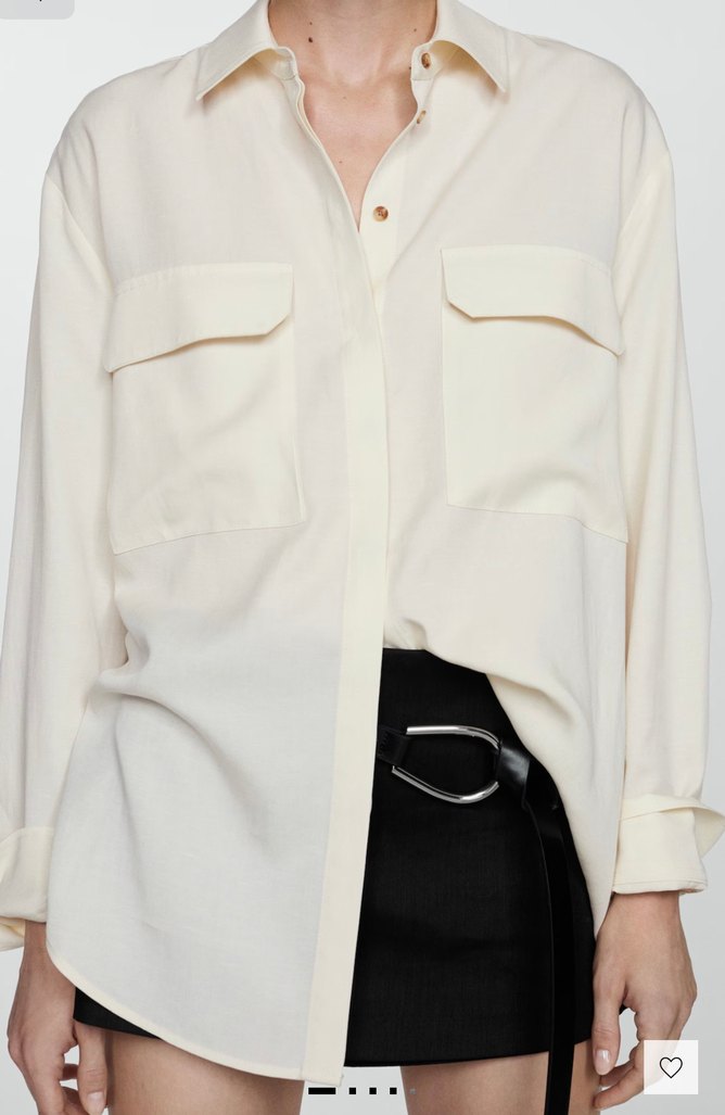 Mango Liyosel Gömlek - Görsel 5