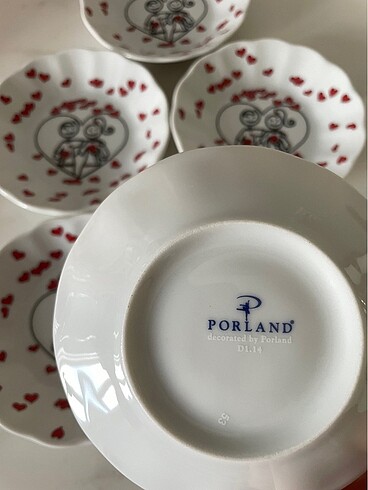 Beden 5li Porland Çay Tabağı