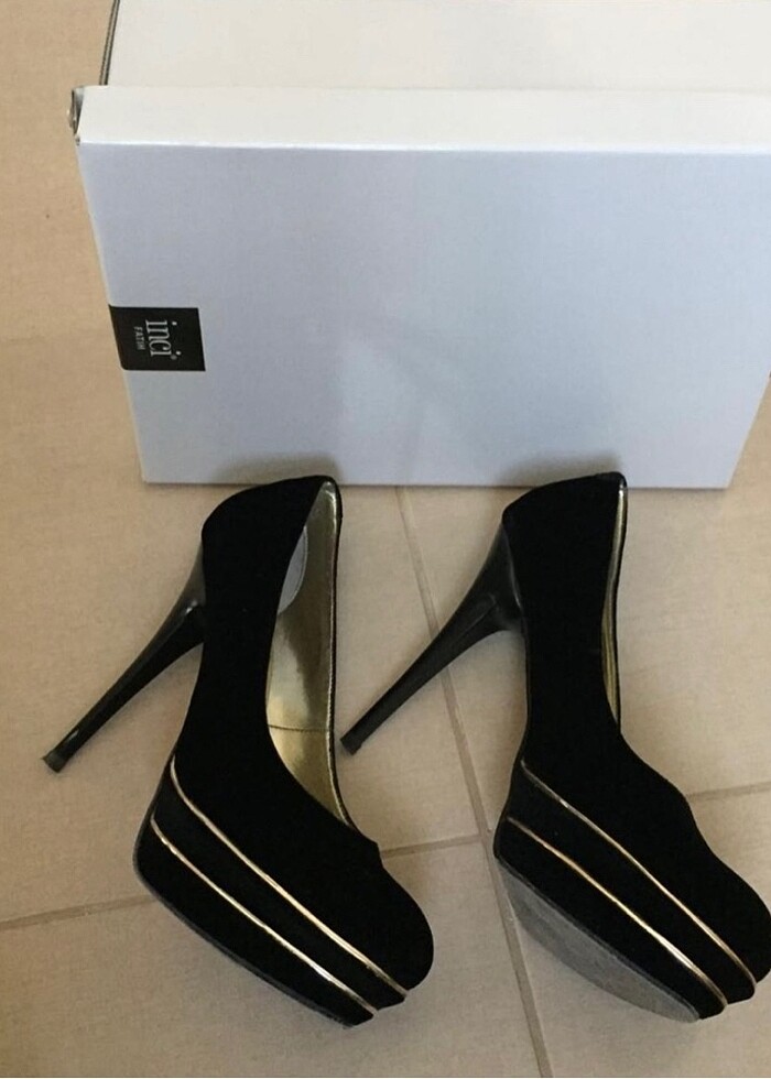 İnci Nubuk Zarif Ayakkabı - Görsel 3