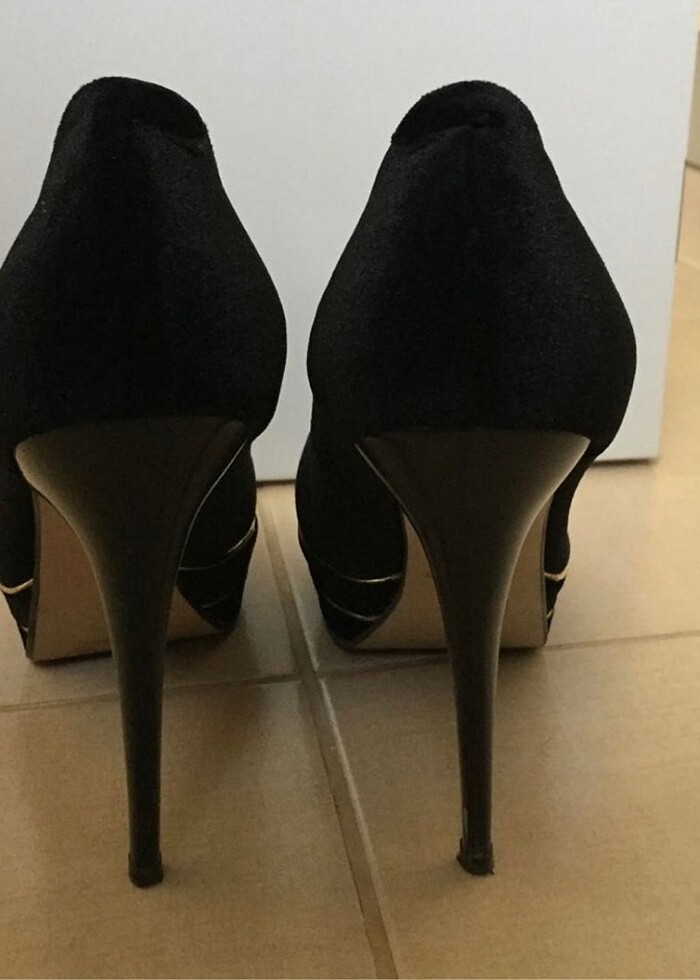 İnci Nubuk Zarif Ayakkabı - Görsel 4