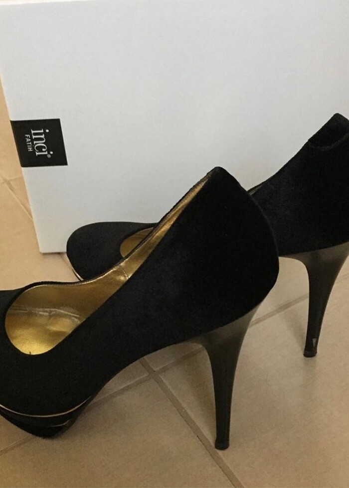 İnci Nubuk Zarif Ayakkabı - Görsel 5