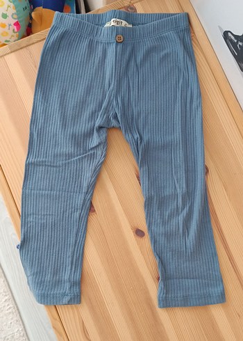 cigit Çocuk Mavi Fitilli Denim Tayt