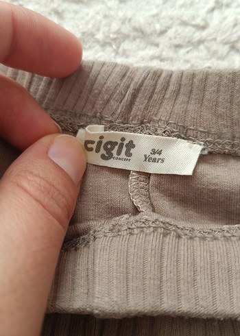 Diğer cigit Çocuk Bej Pamuklu Tayt