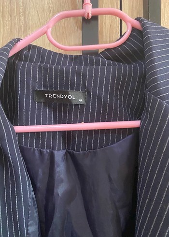 Trendyol & Milla Kadın Lacivert Düğmeli blazer ceket