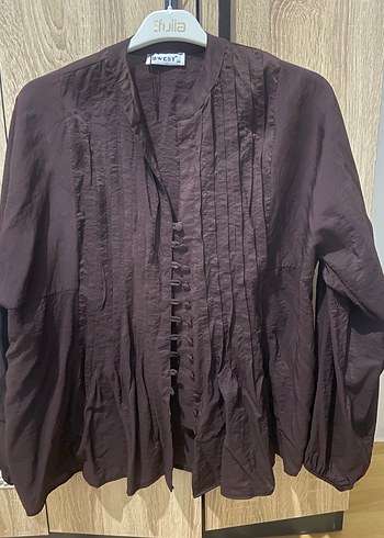 Kahverengi tunik modest