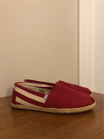 Toms Alpargata Kadın Kırmızı Espadril - Görsel 7