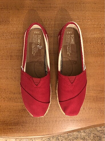 Toms Alpargata Kadın Kırmızı Espadril - Görsel 8