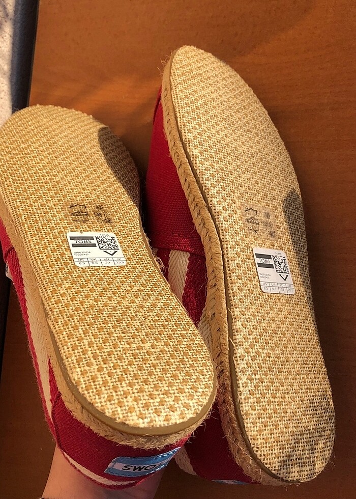 Toms Alpargata Kadın Kırmızı Espadril - Görsel 5