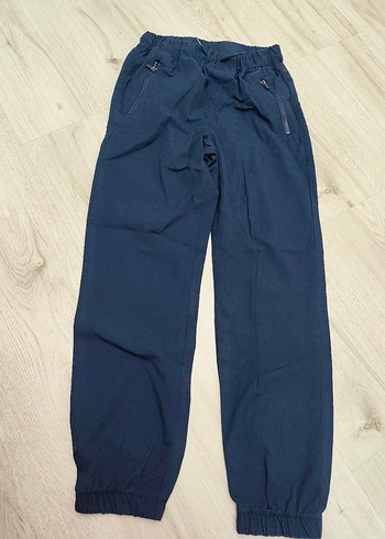 Lacivert Beli Lastikli Basic Erkek Çocuk Jogger - Görsel 6