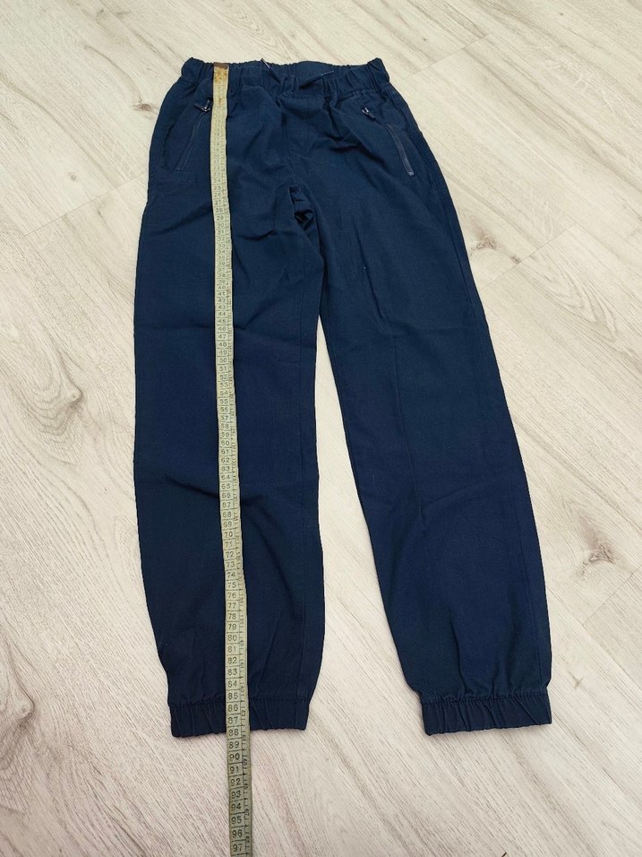Lacivert Beli Lastikli Basic Erkek Çocuk Jogger - Görsel 5
