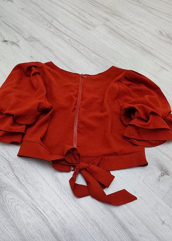 kadın crop bluz - Görsel 5