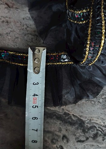 Siyah Fırfırlı şerit 8 metre toplu fiyat - Görsel 2