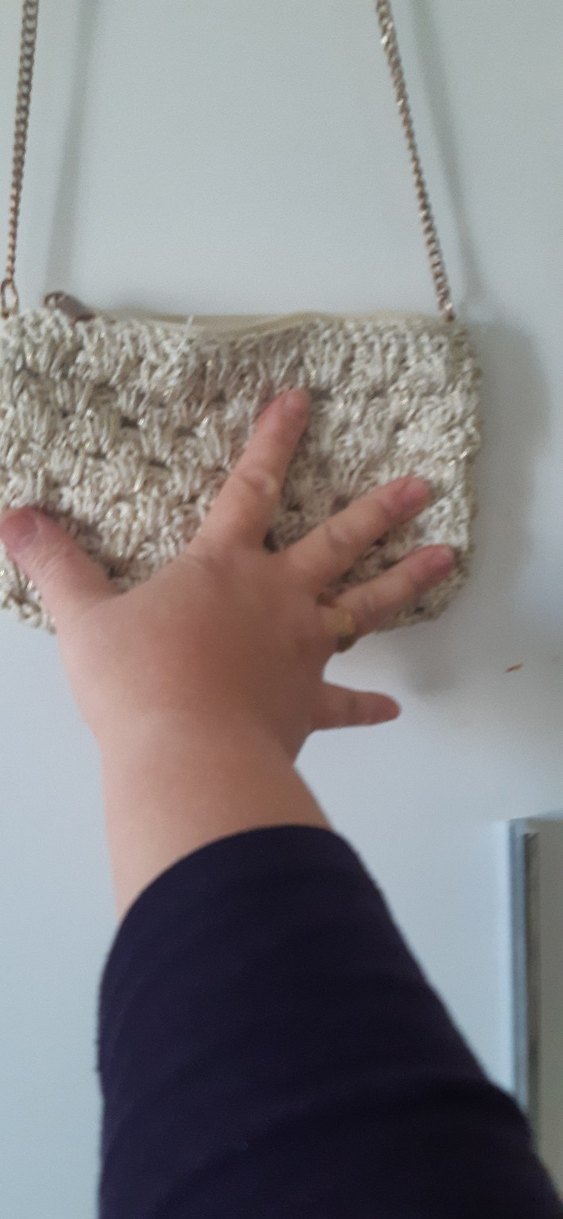 Bej SYRADVURS 6 AY oldu alali Örgü Bohem Çanta - Görsel 4