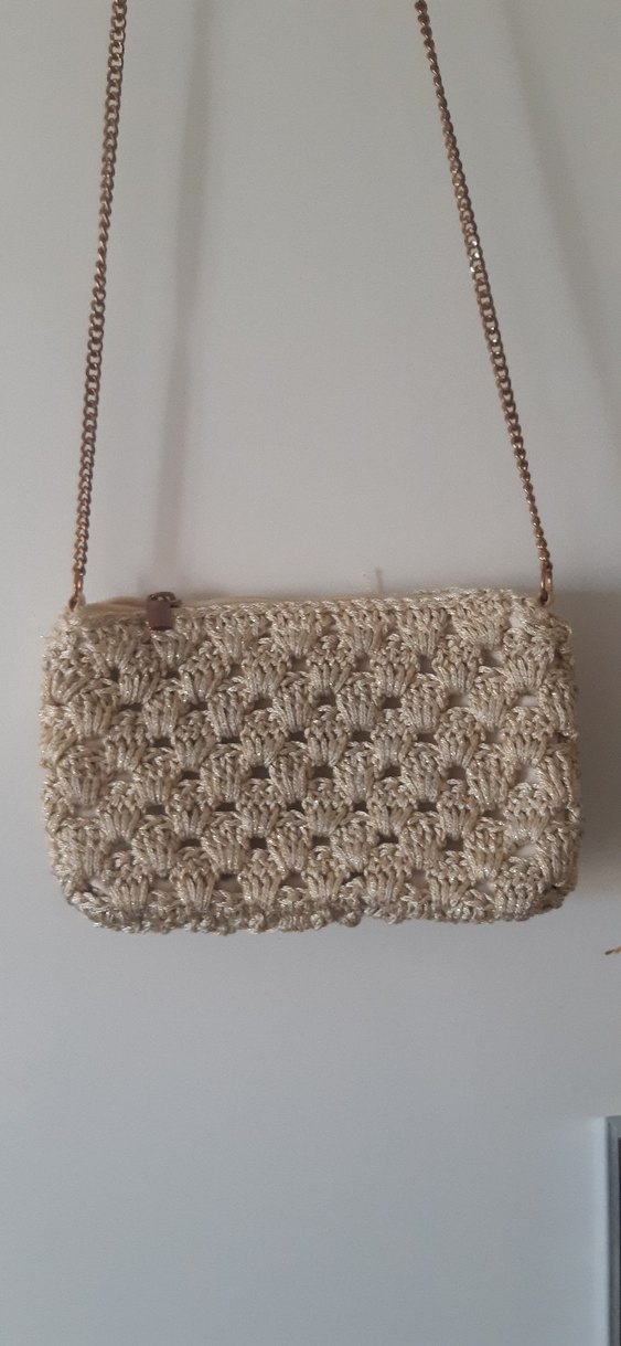 Bej SYRADVURS 6 AY oldu alali Örgü Bohem Çanta - Görsel 2