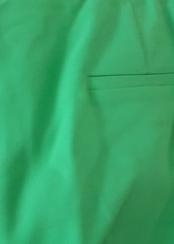 Yeşil adil isik orjinsl Beli Kemerli Kadın Kumaş Pantolon - Görsel 7