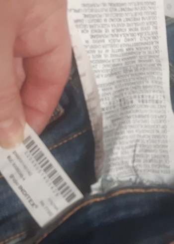 zara marka Lacivert Regular Fit Denim Jean yeni - Görsel 4