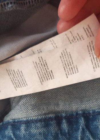 Kadın 36 bwdrwn trndyol Mavi Normal Boy Kot Pantolon - Görsel 5