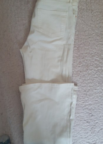 krik Beyaz Kadın paulmarkMidi Kot Pantolon - Görsel 7