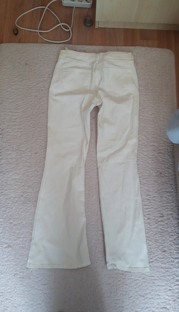 krik Beyaz Kadın paulmarkMidi Kot Pantolon - Görsel 5