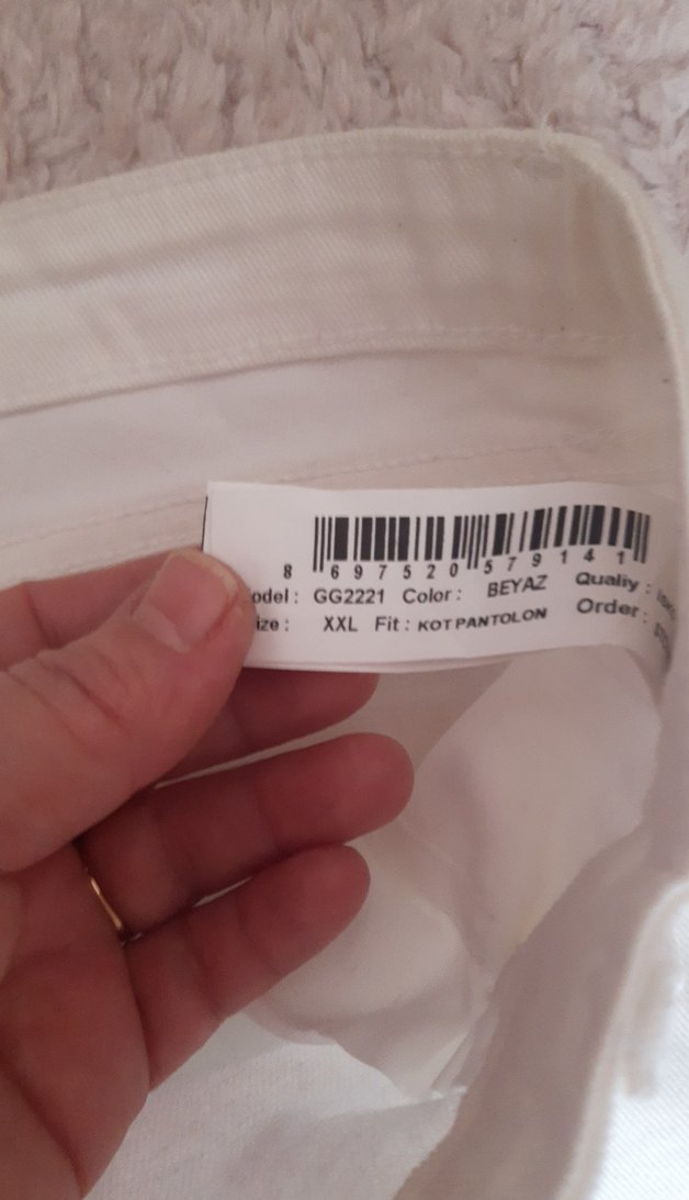 krik Beyaz Kadın paulmarkMidi Kot Pantolon - Görsel 4