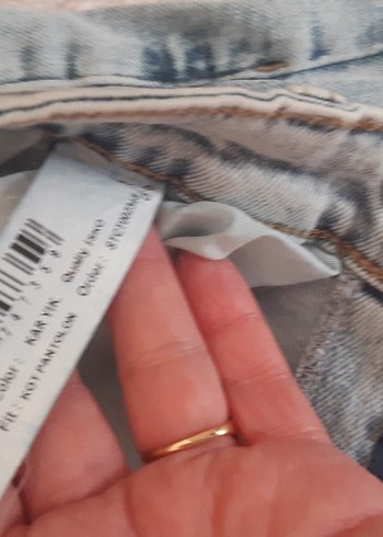 Bacik mavi paulmark kadin likrali iapanyol paca - Görsel 3