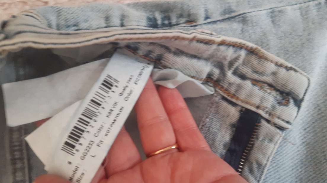 Bacik mavi paulmark kadin likrali iapanyol paca - Görsel 3