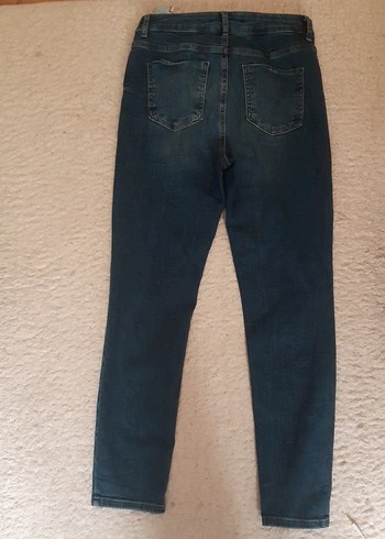 koton lacivertRegular Fit Kadın Denim Pantolonlikrali - Görsel 5