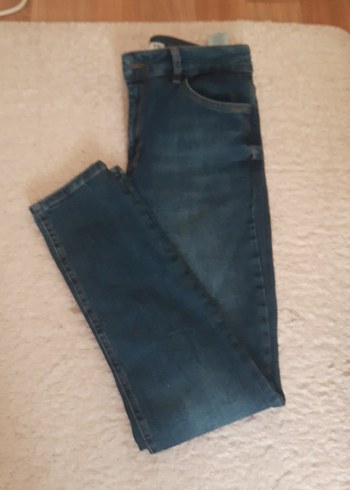 koton lacivertRegular Fit Kadın Denim Pantolonlikrali - Görsel 8