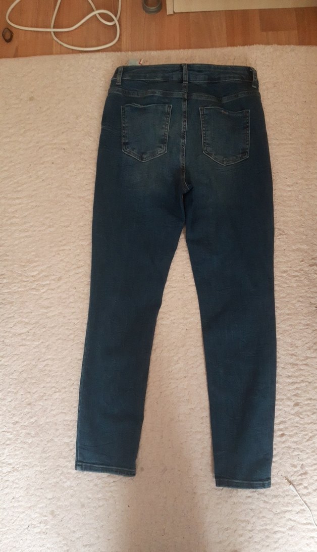 koton lacivertRegular Fit Kadın Denim Pantolonlikrali - Görsel 5