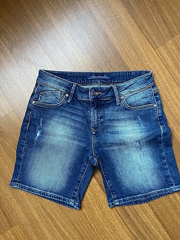 Mavi jeans kot şort