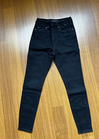 Mavi jeans Siyah Kadın Midi Boy Regular Fit Kot Pantolon