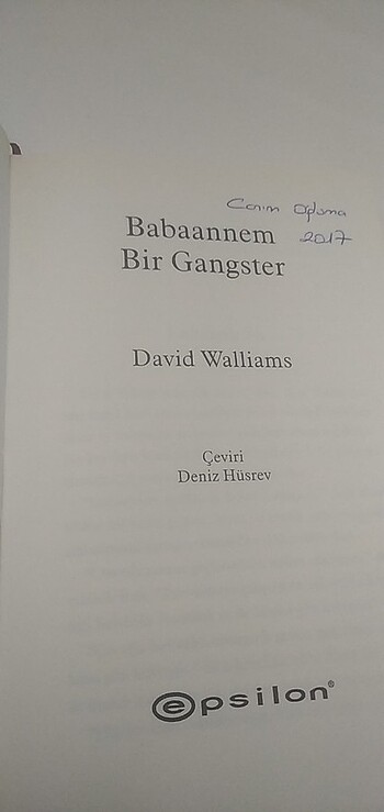  Beden Renk David Walliam'dan Babannem bir Gangster 