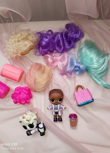 Lolybon peruklu bebek - Görsel 5